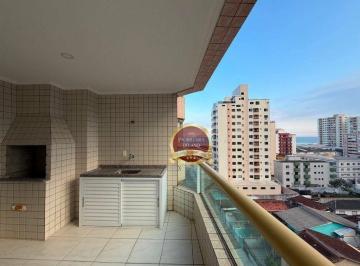 11d53123601a76843ab826b8e20b69059317fb81 · Apartamento com 2 quartos e churrasqueira a carvao na Tupi em Praia Grande com varanda com vista mar