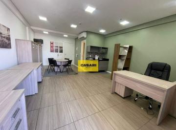 Comercial · 41m² · 1 Vaga · Sala Comercial Mobiliada para Alugar no Centro de São Bernardo do Campo – 41 m² com Vaga