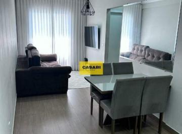 Apartamento · 50m² · 2 Quartos · 1 Vaga · Apartamento residencial 50 m² em Demarchi, SBC - Financiamento, Estuda Permuta