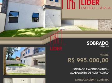 Casa · 148m² · 3 Quartos · 3 Vagas · Sobrado em Condomínio – Acabamento de Alto Padrão
