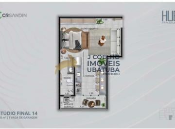 Foto 17 · Apartamento à venda em Ubatuba-SP, bairro Itaguá - 1 quarto, 1 banheiro, 42,10 m² - Imperdível oport