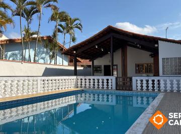 Casa · 350m² · 2 Quartos · 4 Vagas · CASA COM PISCINA APENAS 100M DO MAR! AMPLO TERRENO 350M² - ITANHAÉM/SP