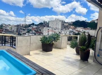 Apartamento · 264m² · 3 Quartos · 2 Vagas · Cobertura a venda 3 quartos com suíte, 2 vagas de garagem , 1 por andar , Bairú - Próximo a Praça d