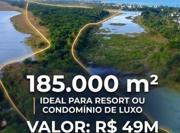 Terreno , Camaçari · ÁREA EXCLUSIVA EM GUARAJUBA | 185.000 m² | ALTO POTENCIAL PARA RESORT OU CONDOMÍNIO DE LUXO