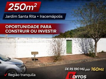 Terreno , Iracemápolis · * TERRENO -Santa Rita em Iracemapolis
