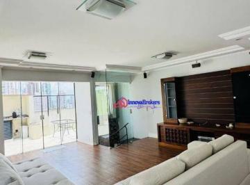 02f6ee982fe7a0b54577829e627e871d8243ee32 · Cobertura com 4 dormitórios à venda, 180 m² por R$ 1.600.000,00 - Tatuapé - São Paulo/SP