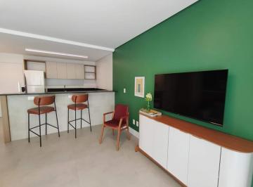 Apartamento · 49m² · 1 Quarto · 1 Vaga · Aluguel | Estúdio mobiliado com sacada