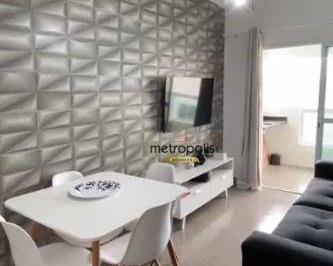 Sala · Apartamento com 2 dormitórios à venda, 69 m² por R$ 378.000,00 - Vila Atlântica - Mongaguá/SP