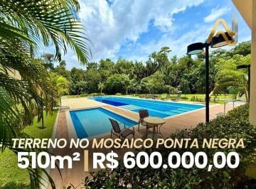 ba4c31f22da7801317cc5e77a6cb56995bcffa8e · Lote com 2 terrenos, 510 m² no Condomínio Mosaico Ponta Negra à venda por R$ 600.000 - Ponta Negra -