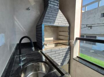 Casa · 108m² · 3 Quartos · 1 Vaga · Espaçoso triplex à Venda na Vila Caicara Praia Grande - 3 Suítes e Vista Mar
