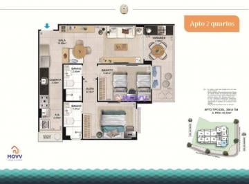 928203049f604818d208dc50b28430829f9295c0 · Apartamento com 2 dormitórios à venda, 63 m² por R$ 630.000,00 - Santo Antônio - Niterói/RJ