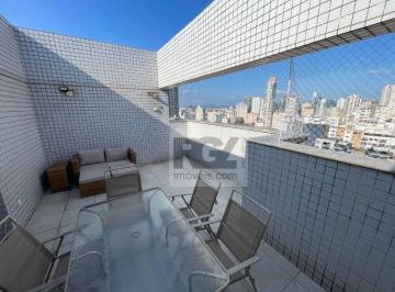 b97cdb32b0fabc3a7f5cffd8bf72cf77c089d6ec · COBERTURA FLAT TRIPLEX (QADRA DA PRAIA) - 127 m² por R$ 1.200.000 - Boqueirão - Santos/SP
