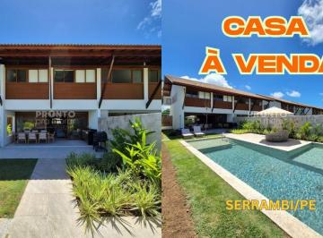 Casa de 4 quartos, Ipojuca · CASA MOBILIADA À VENDA NO CONDOMINIO CASA ISLA EM SERRAMBI-IPOJUCA/PE