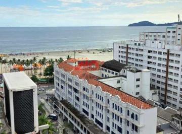 Apartamento de 3 quartos, Santos · Sacada com vista maravilhosa para o mar e Praça da Independência