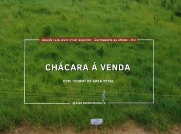 Rural · 1000m² · Chácara lote 19 - Quadra A, à venda na Rodovia MG-270, km 5 - Residencial Bem Viver Ecovilla - Carmó