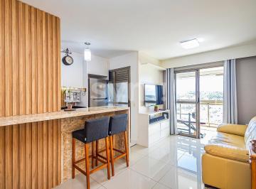 Sala integrada com cozinha · Apartamento à venda - em Campina do Siqueira