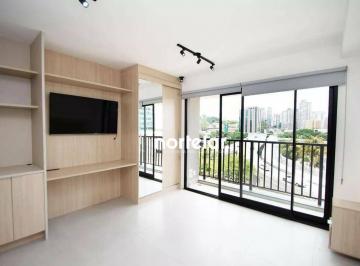 Sala · Studio para alugar próximo à Faria Lima pronto pra morar