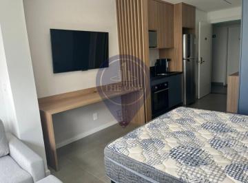 Foto 01 · Studio de Luxo à Venda ou Locação em São Paulo-SP, no Bairro Campo Belo: 1 Quarto, 2 Salas, 1 Banhei
