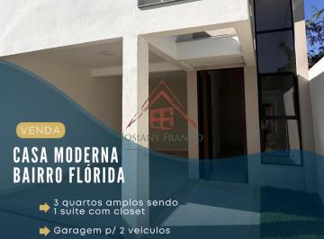 Casa · 107m² · 3 Quartos · 2 Vagas · Casa à venda no bairro Flórida - Sete Lagoas/MG