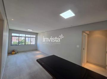 Apartamento · 89m² · 2 Quartos · 1 Vaga · Apartamento de 89 m² para aluguel em Vila Mathias, Santos – Residencial