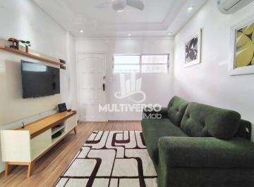 Apartamento · 62m² · 1 Quarto · 1 Vaga · Apartamento 01 Dormitório revertido para 02 Dormitórios, José Menino, Sala ampla , Próximo à Praia,