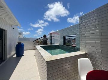 Apartamento · 131m² · 2 Quartos · 1 Vaga · Apartamento Duplex mobiliado para locação no Bessa! João Pessoa - PB
