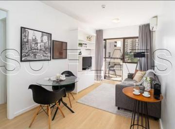Apartamento · 34m² · 1 Quarto · 1 Vaga · Flat 34m² à venda no Itaim Bibi | Varanda, serviços e localização premium