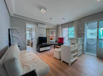 Apartamento · 48m² · 2 Quartos · 1 Vaga · Flat na Rua Bela Cintra nos Jardins próx da Av. Paulista e Metrô Paulista, disponível para locação.
