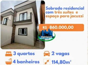 8c2608e8ffceecbcaddd31fa51ce8f0b74ea8c2b · Sobrado com 3 dormitórios à venda, 115 m² por R$ 860.000,00 - Center Ville - Arujá/SP