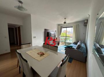 5695fb34fa0a3c4590fe67acaa735ca58bfa8530 · Apartamento à venda, 82 m² por R$ 620.000,00 - Embaré - Santos/SP