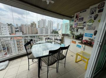Apartamento · 200m² · 3 Quartos · 3 Vagas · Apartamento Alto Padrão no Jardins da Grécia | 3 Suítes | Ponta da Praia – Santos