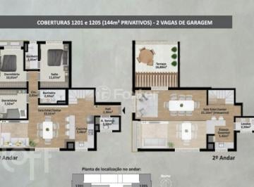 c221a53b · Cobertura, 3 dormitórios, 144 m², em Vila Ipiranga