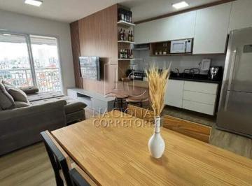 Apartamento · 59m² · 2 Quartos · 1 Vaga · Elegante apartamento à venda no Edifício Stare no bairro Campestre em Santo André com 59m², varanda
