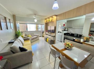 Apartamento · 87m² · 2 Quartos · 1 Vaga · Apartamento de 2 dormitórios sendo 1 suíte mobiliado com vaga de garagem + depósito em Capão da Cano