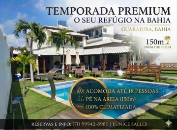 Casa de 1 quarto, Camaçari · GUARAJUBA | TEMPORADA DE LUXO NO CONDOMÍNIO PARAÍSO / 150 metros da praia de Guararajuba