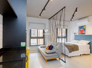 Apartamento de 1 quarto, Curitiba · STUDIO MOBILIADO | CHAMPAGNAT | 24M²