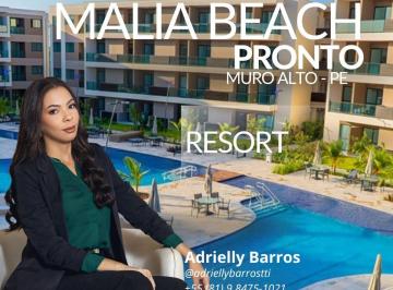 Apartamento de 1 quarto, Ipojuca · Flat studio em Porto de Galinhas na Praia de Muro Alto | Malia Beach Experience