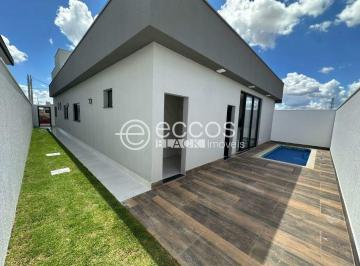 Casa · 180m² · 3 Quartos · 2 Vagas · Casa em condomínio à venda, 3 quartos, 3 suítes, 2 vagas, Novo Mundo - Uberlândia/MG