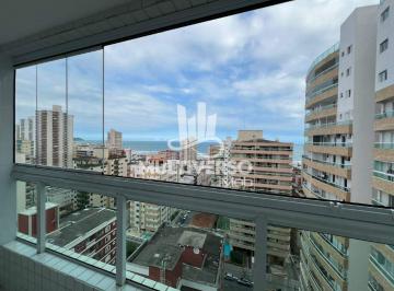 Apartamento · 62m² · 2 Quartos · 1 Vaga · Apartamento mobiliado com vista mar no bairro Tupi - 2 dormitórios com 1 suíte