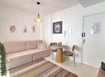 Apartamento · 49m² · 1 Quarto · Locação, apartamento mobiliado, com 01 dormitório, no Gonzaga, Santos 