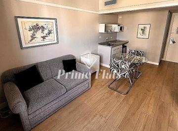 Apartamento · 30m² · 1 Quarto · 1 Vaga · Flat disponível para venda no Ninety Hotel, com 33m², 1 dormitório e 1 vaga de garagem