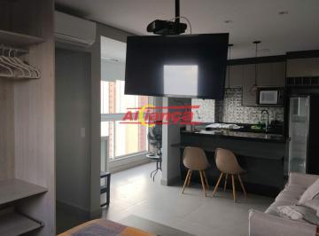 Apartamento · 36m² · 1 Quarto · 1 Vaga · STUDIO MOBILIADO - R$ 2700,00 -  CENTRO - GUARULHOS -SP.