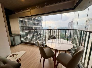 Apartamento · 47m² · 2 Quartos · Apartamento studio mobiliado de 47m² à venda no Brooklin 2 quartos, sendo 1 suíte e ar condicionado