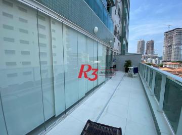 Terraço Descoberto · Apartamento Garden com 2 dormitórios à venda, 120 m² por R$ 1.700.000,00 - Ponta da Praia - Santos/S