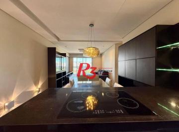 34afd4601835a986366709fc7709fd947316f618 · Apartamento para alugar, 86 m² por R$ 6.500,00/mês - Macuco - Santos/SP