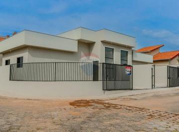Casa · 62m² · 2 Quartos · 2 Vagas · Casa de Esquina Nova à Venda no Jardim São Marcos em Bom Jesus dos Perdões – 2 Vagas, Pé Direito Alt