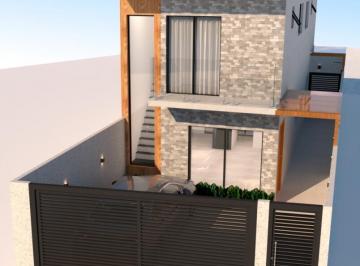 Casa · 134m² · 3 Quartos · 2 Vagas · Sobrado alto PADRÃO c/ 3 Dorm sendo 3 SUÍTES,  AMPLA PISICNA, 134 m² de área útil. BAIRRO: CANTO DO 