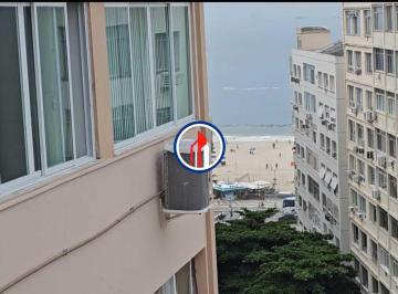 Apartamento · 60m² · 2 Quartos · Rua Bolívar - Posto 5 | 60 m² | 2 suítes | Varanda | Vista lateral mar | Quadra