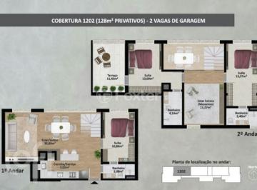 c41b6490 · Cobertura, 3 dormitórios, 128.5 m², em Vila Ipiranga