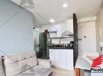 Foto 01 · Apartamento na Vila Alpina com 45m2, andar alto Moveis planejados, Sala 2 ambientes, vaga de garagem